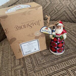 Jim Shore "Santa/Toy Bag/Snoman hanging ornament